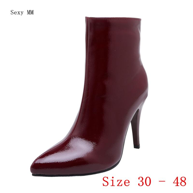 Spring Autumn High Heel Shoes Women Ankle Boots Booties Woman Short Boots High Heels Small Plus Size 30 - 48, Orange
Spring Autumn High Heel Shoes Women Ankle Boots Booties Woman Short Boots High Heels Small Plus Size 30 - 48, Orange