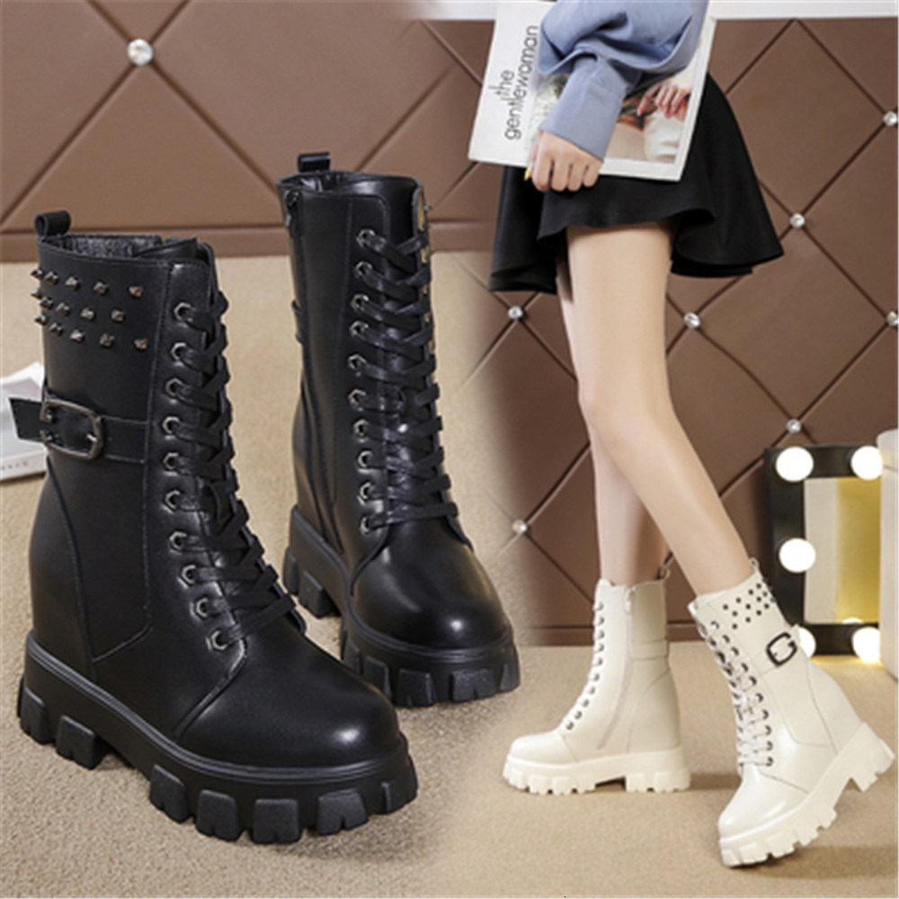 New Women 2021 Autumn Snow Hot Metal Buckle Brace Shoes Eight Inches Tall Increaseing Boots Mujer RV1Y, Black single boots
New Women 2021 Autumn Snow Hot Metal Buckle Brace Shoes Eight Inches Tall Increaseing Boots Mujer RV1Y, Black single boots