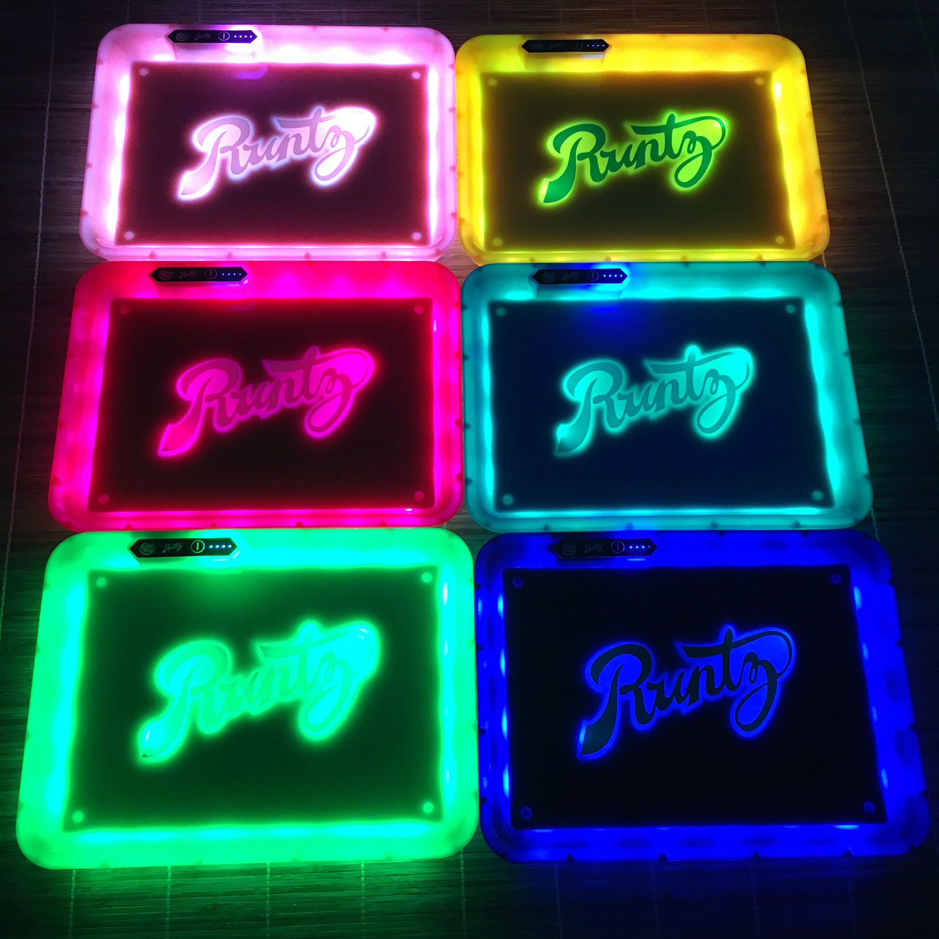LED Glow Tray 3 styles Rechargeable Changeable LED Rolling Plate Featured Dry Herb Tobacco Storage Tray Holder with Carry Bag
LED Glow Tray 3 styles Rechargeable Changeable LED Rolling Plate Featured Dry Herb Tobacco Storage Tray Holder with Carry Bag