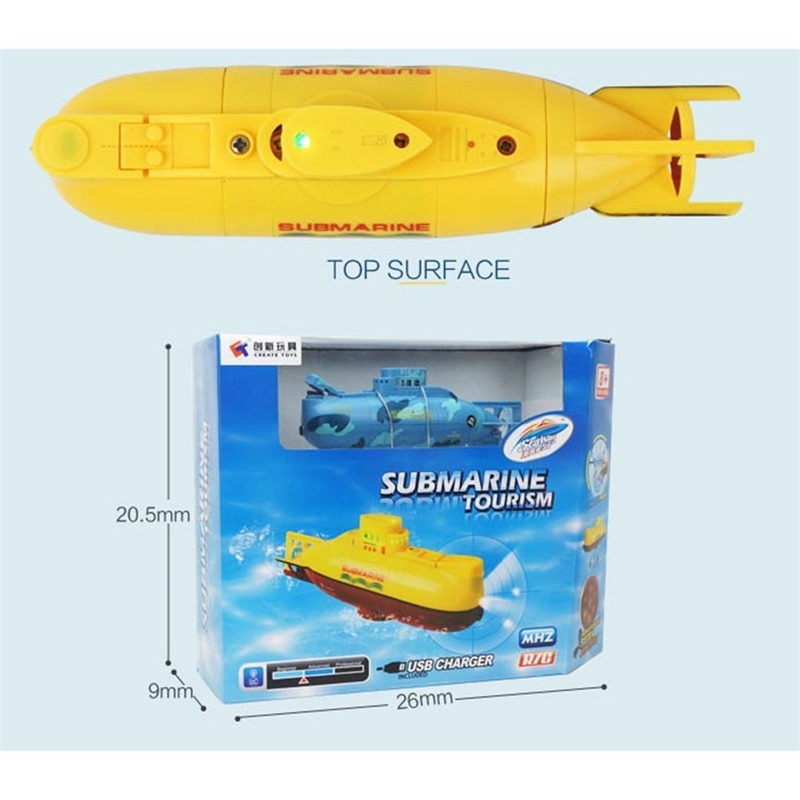 LeadingStar Mini RC Submarine Ship 6CH High Speed Radio Remote Control Boat Model Electric Kids Toy Y200413
LeadingStar Mini RC Submarine Ship 6CH High Speed Radio Remote Control Boat Model Electric Kids Toy Y200413