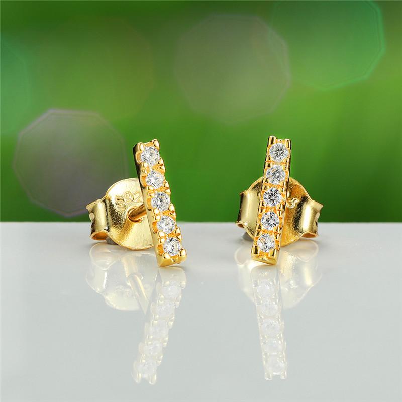 RongXing Silver Color Small Bar Stud Earrings For Women Yellow Gold Crystal Wedding Ear Studs Minimalist Zircon Jewelry
RongXing Silver Color Small Bar Stud Earrings For Women Yellow Gold Crystal Wedding Ear Studs Minimalist Zircon Jewelry