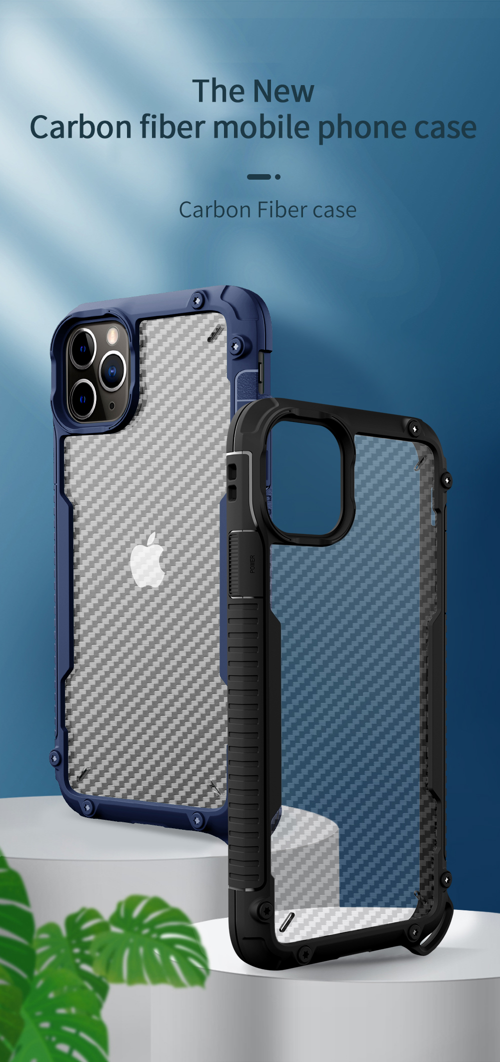 Shockproof Carbon Fiber Design Transparent Clear Case For iPhone 12 Pro Max 11 Pro XR XS Max 8 7 6 Plus with Lanyard
Shockproof Carbon Fiber Design Transparent Clear Case For iPhone 12 Pro Max 11 Pro XR XS Max 8 7 6 Plus with Lanyard