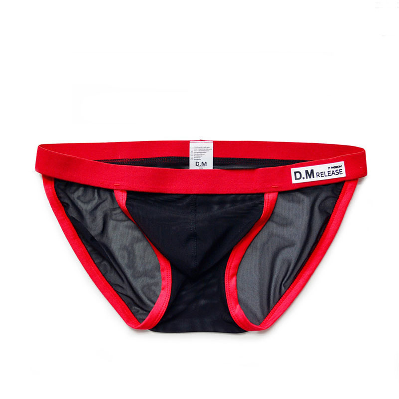 Male underwear ropa interior hombre breathable mesh gay sexy summer men's underpants briefs men slip biquini 201112