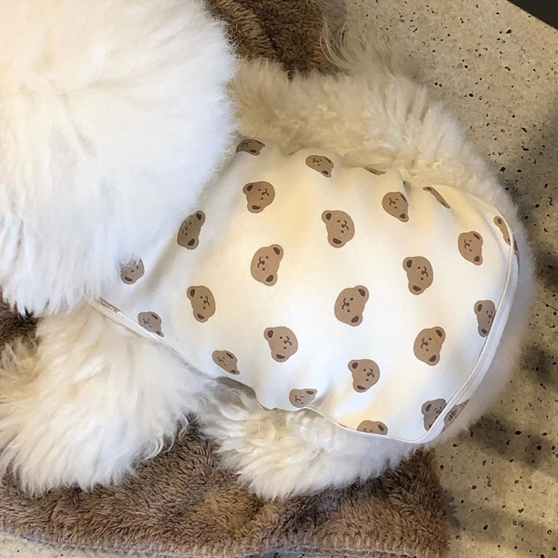 All Wool Fabric Cartoon Animals Pet Dog Clothes Cute Soft Vest T shirt Sweater For Small And Medium Pets Chihuahua Yorkshire LJ200923