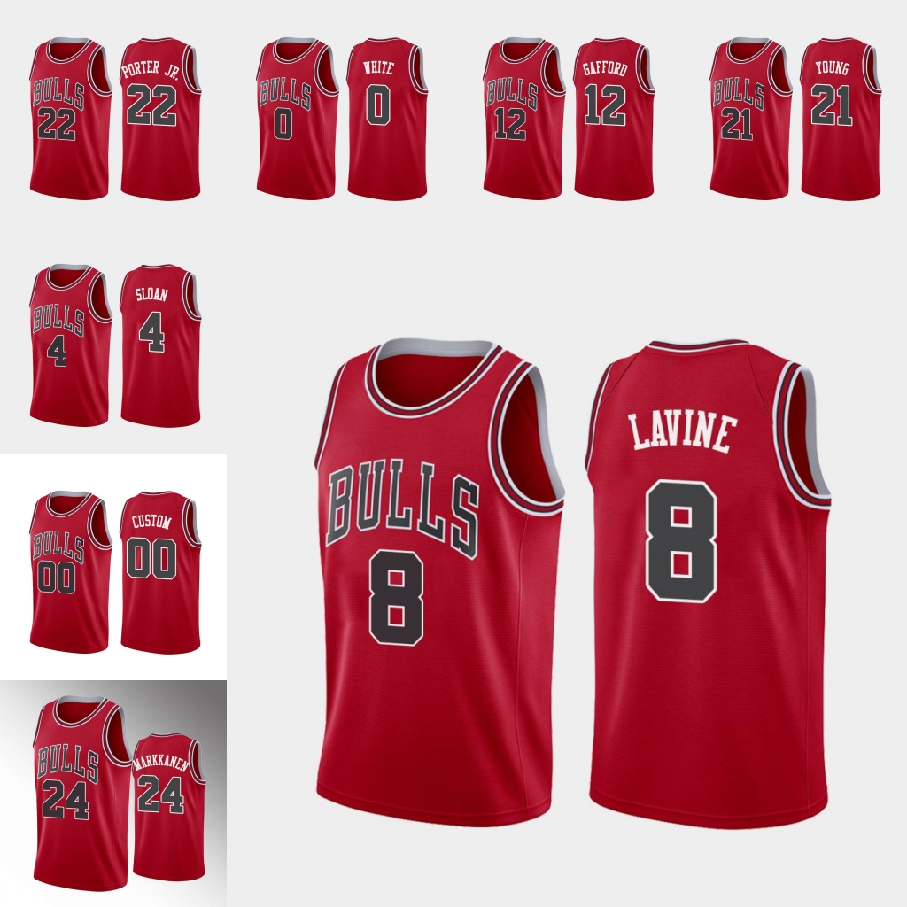 Chicago Bulls Men Coby White Zach LaVine Jerry Sloan Otto Porter Jr. Thaddeus Young NBA Red Custom Icon Basketball Jersey, Black
Chicago Bulls Men Coby White Zach LaVine Jerry Sloan Otto Porter Jr. Thaddeus Young NBA Red Custom Icon Basketball Jersey, Black