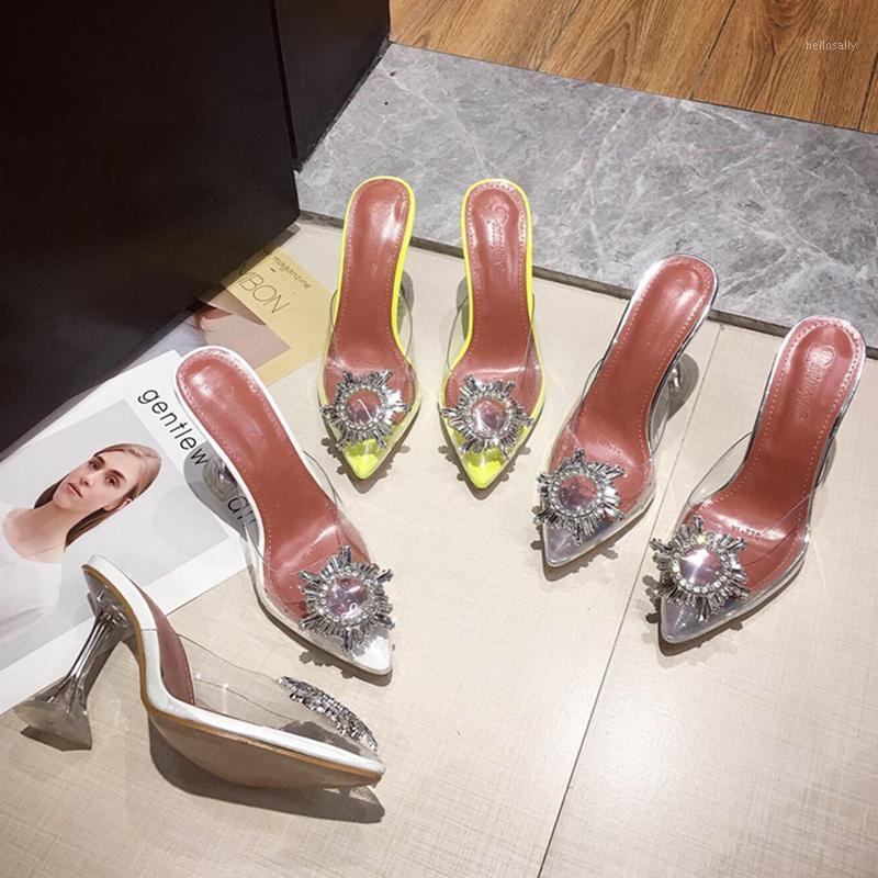 2021 Summer Plus Size 41 Women Slides Neon Yellow Crystal Sun Flower Buckle Transparent Hoof High Heels Sandals Sexy Mules Shoes1
2021 Summer Plus Size 41 Women Slides Neon Yellow Crystal Sun Flower Buckle Transparent Hoof High Heels Sandals Sexy Mules Shoes1