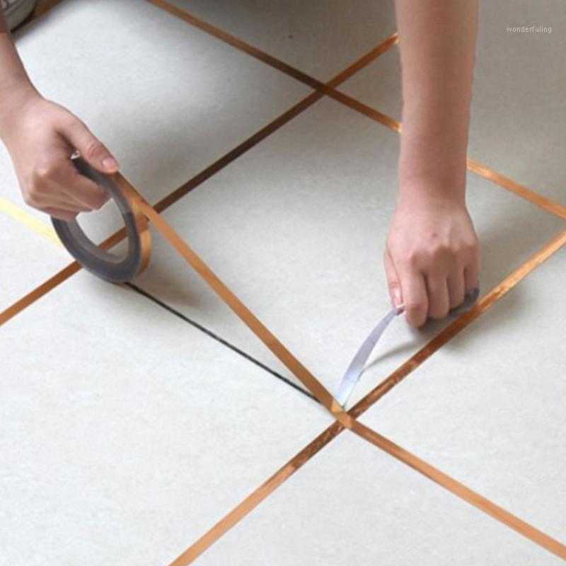 Gold, Silver Seam Line Tile Self-adhesion Home Waterproof Floor Sticker Bathroom Decor Waterproof 0.5cm / 1cm1
Gold, Silver Seam Line Tile Self-adhesion Home Waterproof Floor Sticker Bathroom Decor Waterproof 0.5cm / 1cm1