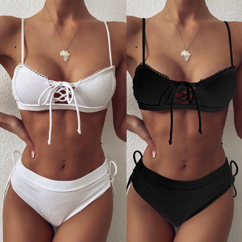 Two Piece Women High Waist Bikini Solid Set Swimsuit Swimwear Beachwear maillot de bain femme biquini sexy brazilian bikini set1
Two Piece Women High Waist Bikini Solid Set Swimsuit Swimwear Beachwear maillot de bain femme biquini sexy brazilian bikini set1