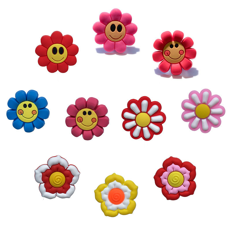 10pcs/set sweet flowers PVC Shoe Charms Accessories Fit for Shoes Bracelets Bands Croc JIBZ Shoe Buckle Ormaments
10pcs/set sweet flowers PVC Shoe Charms Accessories Fit for Shoes Bracelets Bands Croc JIBZ Shoe Buckle Ormaments