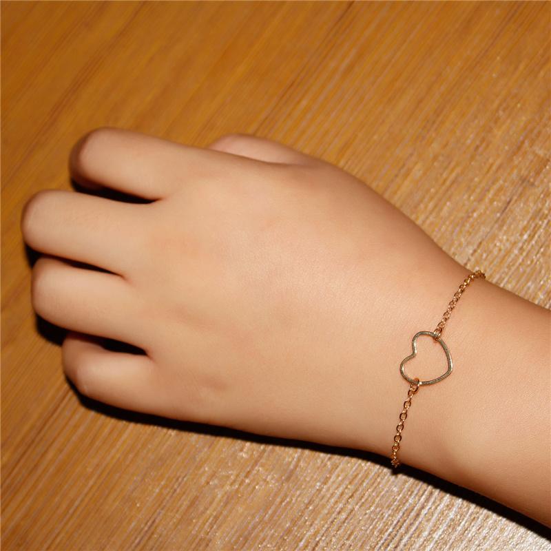Creative Gold/Silver Color Loving Bracelet Simple Popular Jewelry Fashion Heart-Shaped Peach Heart Bracelet
Creative Gold/Silver Color Loving Bracelet Simple Popular Jewelry Fashion Heart-Shaped Peach Heart Bracelet