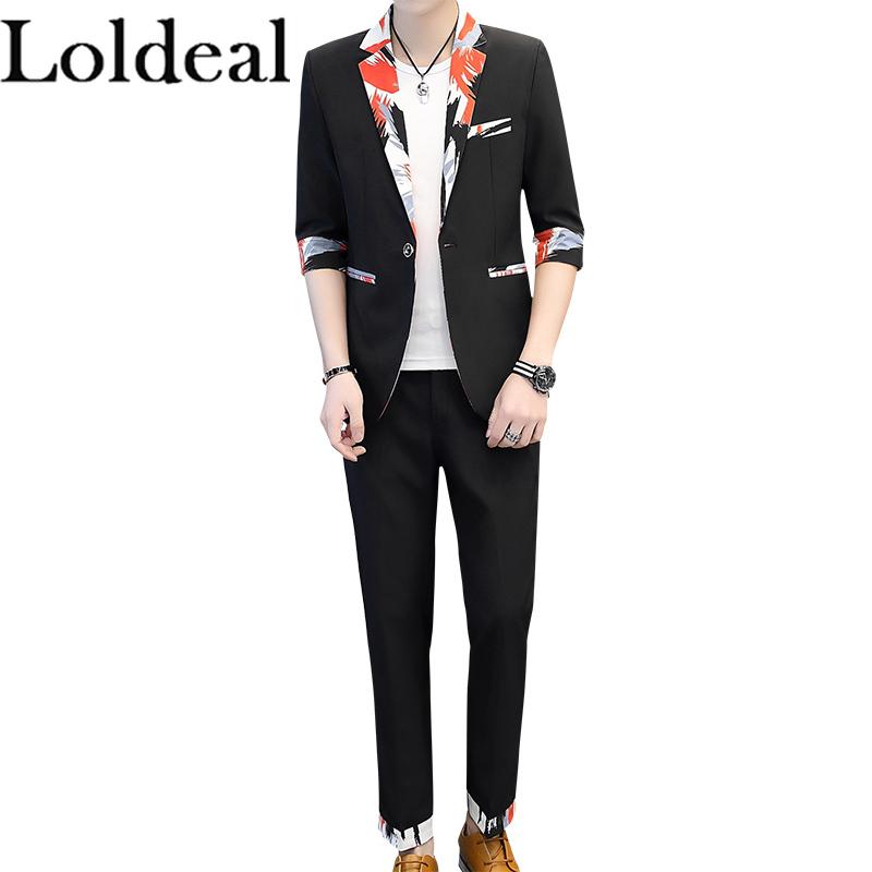 Loldeal Men 3/4 Sleeve Suit + Long Pants Two-piece Fashion Broken Lace Slim Coat Set, Yellow
Loldeal Men 3/4 Sleeve Suit + Long Pants Two-piece Fashion Broken Lace Slim Coat Set, Yellow
