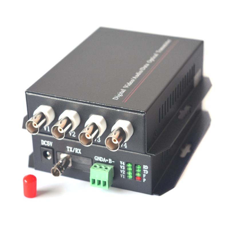 4 channels Video Fiber Optical Media Converters - ST connector ,Transmitter and Receiver, Singlemode up 20Km and multimode 2km
4 channels Video Fiber Optical Media Converters - ST connector ,Transmitter and Receiver, Singlemode up 20Km and multimode 2km