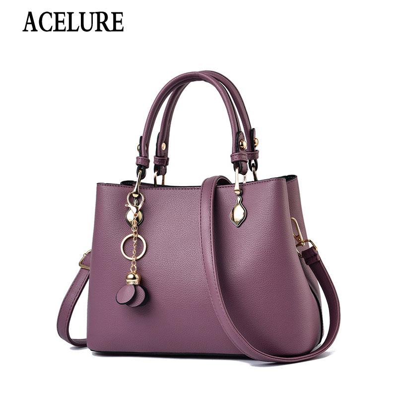 ACELURE Simple Style Female Shopping Handbags Solid Color Shoulder Crossbody Bags for Women Fashion PU Leather Messenger Bags, Black
ACELURE Simple Style Female Shopping Handbags Solid Color Shoulder Crossbody Bags for Women Fashion PU Leather Messenger Bags, Black