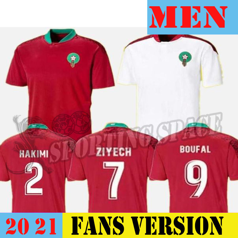 Free Ship Morocco soccer jerseys home away national team 20 21 maillot de foot Ziyech Boufal FAJR Munir Ait Bennasser Hakimi football shirts, Red no patch
Free Ship Morocco soccer jerseys home away national team 20 21 maillot de foot Ziyech Boufal FAJR Munir Ait Bennasser Hakimi football shirts, Red no patch