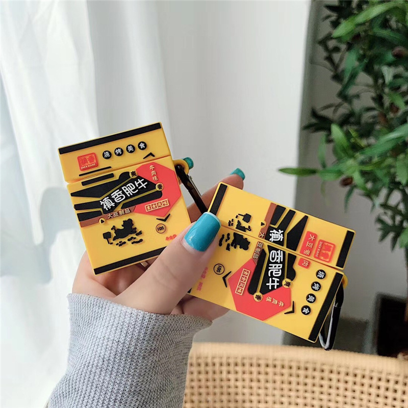 3D Funny Snacks Soft Headphone Cases Box For Apple Airpods 1/2/pro Earphone Protection Cover Skin Accessories, A for airpods 1/2
3D Funny Snacks Soft Headphone Cases Box For Apple Airpods 1/2/pro Earphone Protection Cover Skin Accessories, A for airpods 1/2