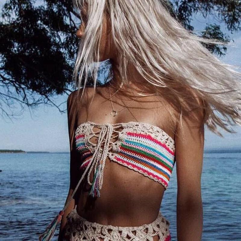 Sexy Bikini Tops Women Handmade Knitted Swim Suit Camisoles Female Summer Boho Beachwear Cover Up Strapless Bathing Sunbath Tops1, Red
Sexy Bikini Tops Women Handmade Knitted Swim Suit Camisoles Female Summer Boho Beachwear Cover Up Strapless Bathing Sunbath Tops1, Red