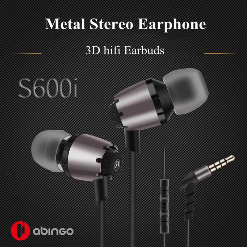 Abingo S600i In Ear Bass Headset with Microphone Stereo Hifi Earphone 3.5mm Jack Wired Earbuds Volume Control for, Black
Abingo S600i In Ear Bass Headset with Microphone Stereo Hifi Earphone 3.5mm Jack Wired Earbuds Volume Control for, Black