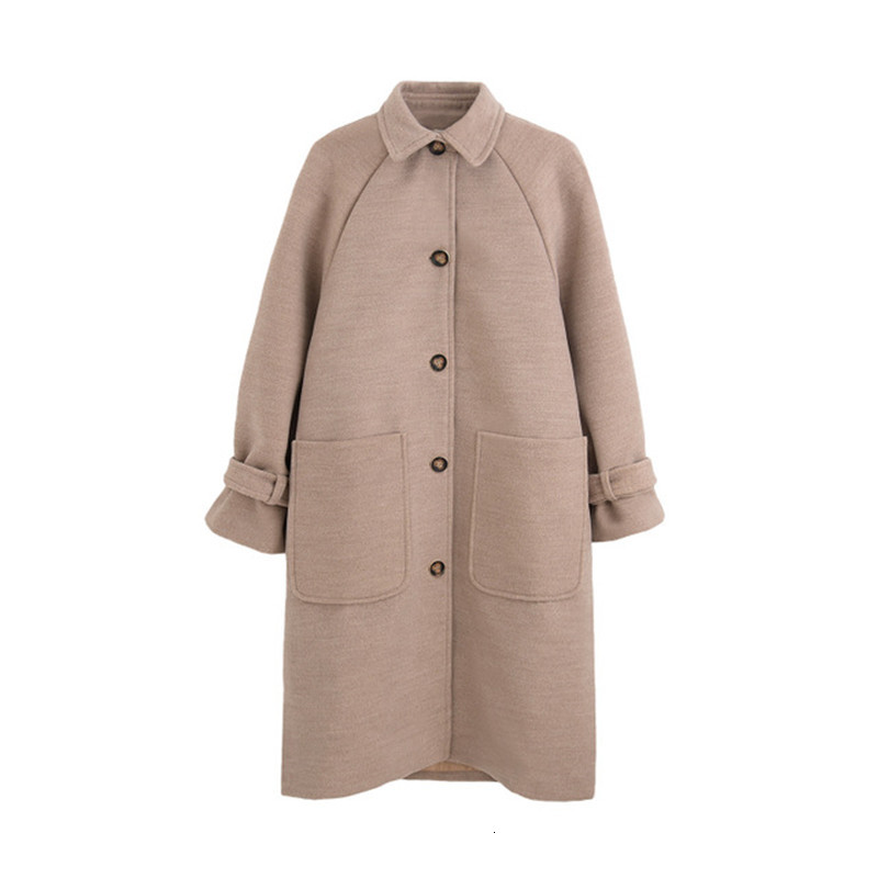 2021 New High Quality Women' Wool Coat Fall Size Wide Section Single Breasted Version Jacket Pocket JJ98, Milk tea
2021 New High Quality Women' Wool Coat Fall Size Wide Section Single Breasted Version Jacket Pocket JJ98, Milk tea