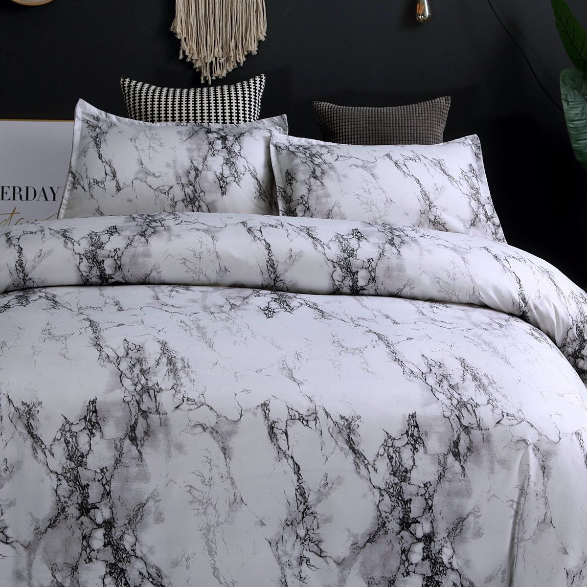 Simpleness Marble Pattern Bedding Sets Duvet Cover Set 2/3pcs Bed Set Twin Double Queen Quilt Cover Bed linen (No Sheet No Filling), As pic
Simpleness Marble Pattern Bedding Sets Duvet Cover Set 2/3pcs Bed Set Twin Double Queen Quilt Cover Bed linen (No Sheet No Filling), As pic