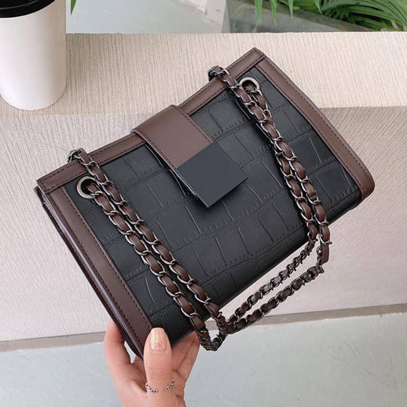 Stone Pattern Bags For Women 2021 New Luxury Handbags High Quality PU Leather Shoulder Bags Winter Fashion Female Crossbody Bag, Black
Stone Pattern Bags For Women 2021 New Luxury Handbags High Quality PU Leather Shoulder Bags Winter Fashion Female Crossbody Bag, Black