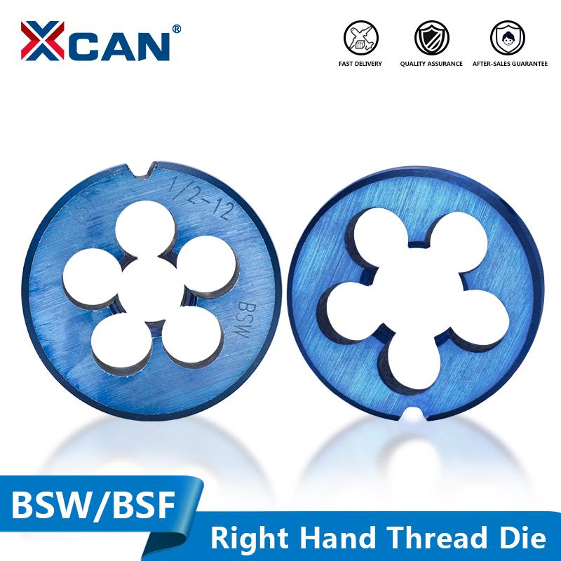 XCAN BSW/BSF Screw Thread Die Nano Blue Coated Threading Die Right Hand Machine Threading Tools
XCAN BSW/BSF Screw Thread Die Nano Blue Coated Threading Die Right Hand Machine Threading Tools