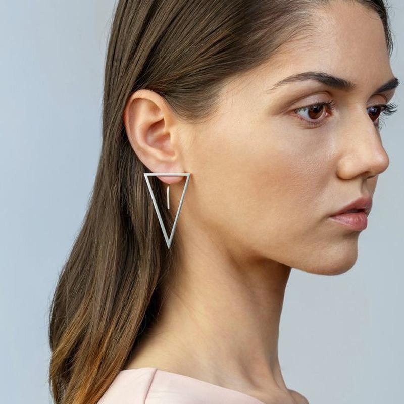 WANGAIYAO popular personality new fashion simple personality trend triangle rear earrings women's earrings
WANGAIYAO popular personality new fashion simple personality trend triangle rear earrings women's earrings