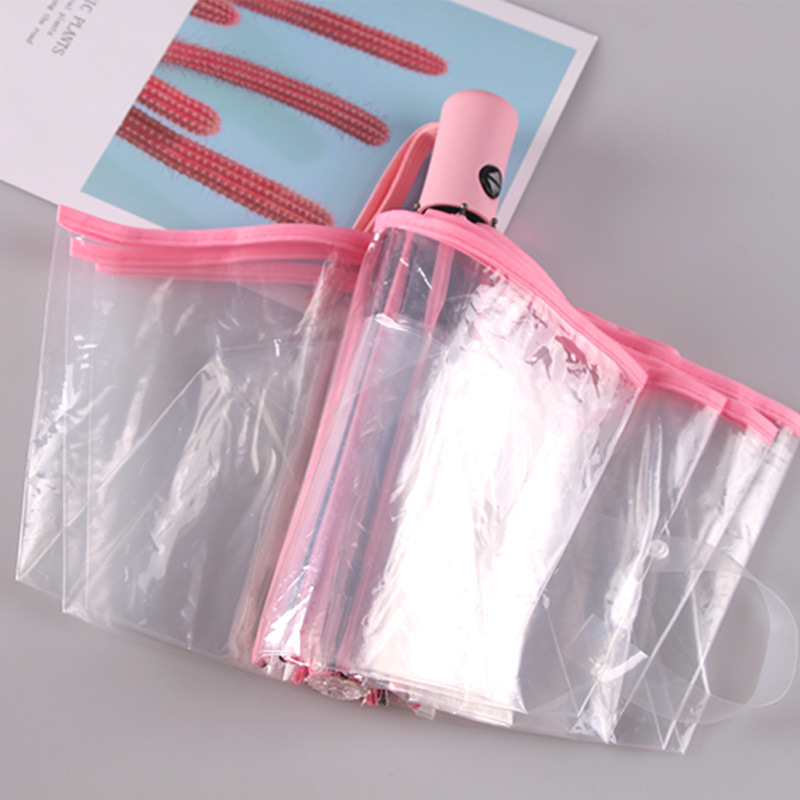 Eco-Friendly Transparent Paraguas Automatic Umbrella Rain Women Men Sun Rain Paraguas Compact Folding Windproof Clear umbrella CS 164 G2, Please choose to
Eco-Friendly Transparent Paraguas Automatic Umbrella Rain Women Men Sun Rain Paraguas Compact Folding Windproof Clear umbrella CS 164 G2, Please choose to