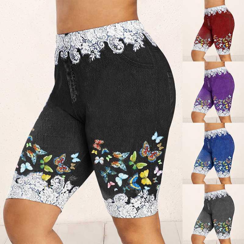 Denim Print Yoga Shorts Sports Fitness High Waist BuScrunch Leggings Workout Floral Lace Spliced Skinny Sport Shorts1, Style 2 blue
Denim Print Yoga Shorts Sports Fitness High Waist BuScrunch Leggings Workout Floral Lace Spliced Skinny Sport Shorts1, Style 2 blue