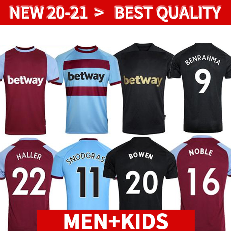 20 21 WEST Soccer Jerseys 2020 2021 SNODGRASS FORNALS BOWEN Football Shirt ANTONIO United HALLER NOBLE Men + Kids Kit 125th third black, Kids 2021 third
20 21 WEST Soccer Jerseys 2020 2021 SNODGRASS FORNALS BOWEN Football Shirt ANTONIO United HALLER NOBLE Men + Kids Kit 125th third black, Kids 2021 third