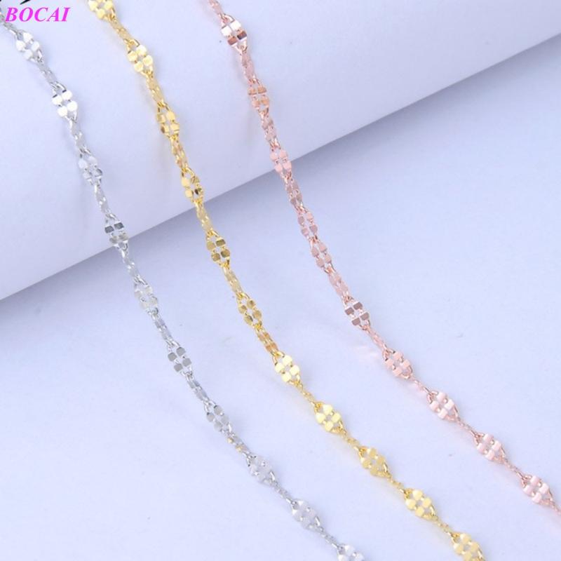 BOCAI s925 Sterling Silver Necklace women's 925 silver simple chain collar bone fashion accessories 2020 new popular jewelry
BOCAI s925 Sterling Silver Necklace women's 925 silver simple chain collar bone fashion accessories 2020 new popular jewelry