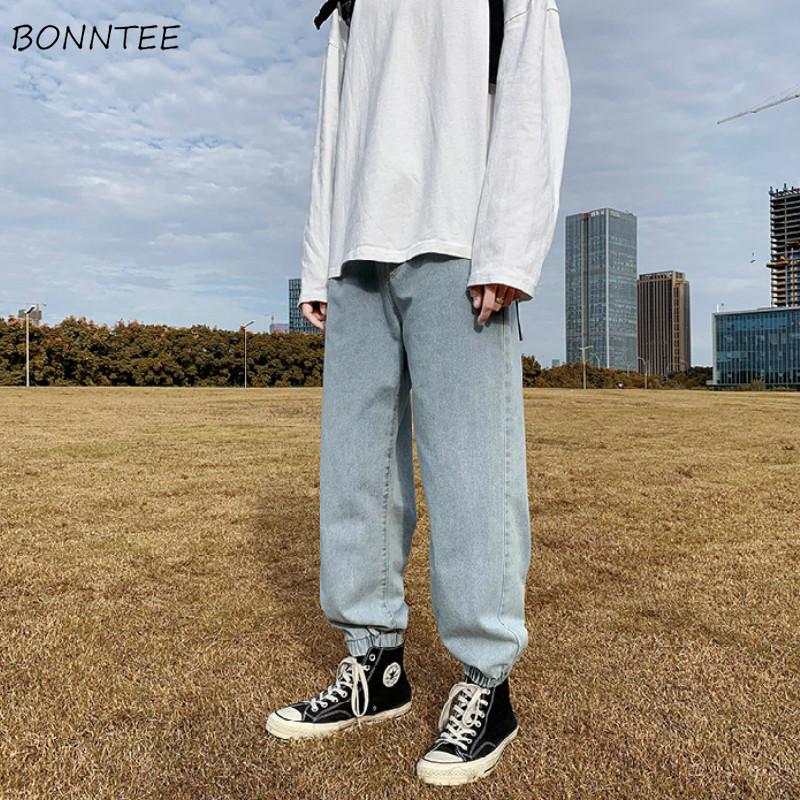 Men Jeans Bundle Feet Drawstring Korean Style Baggy Denim Retro Trousers Trendy All-match Hip Hop Harajuku Vintage Leisure Chic, Black
Men Jeans Bundle Feet Drawstring Korean Style Baggy Denim Retro Trousers Trendy All-match Hip Hop Harajuku Vintage Leisure Chic, Black