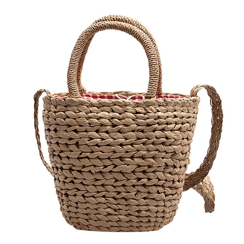 Women NEW-Boho Holiday Handbag Rattan Beach Straw Fastening Hollow Out Woven Drawstring Bag Vkrku, Red
Women NEW-Boho Holiday Handbag Rattan Beach Straw Fastening Hollow Out Woven Drawstring Bag Vkrku, Red