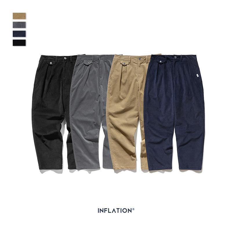 INF men's | for spring 2020, popular logo for American and American, versatile retro pure color men's corduroy casual pants, Black
INF men's | for spring 2020, popular logo for American and American, versatile retro pure color men's corduroy casual pants, Black