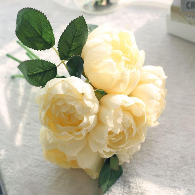 6 Heads Artificial Flower Indoor Outdoor Floral Decoration Wedding Party Ceremony Fake Flower Bouquet, No.9
6 Heads Artificial Flower Indoor Outdoor Floral Decoration Wedding Party Ceremony Fake Flower Bouquet, No.9