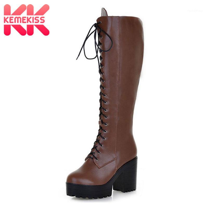 KemeKiss New Women Knee Boots Thick Heels Platform Woman Shoes Winter Warm Fashion High Heels Botas Women Footwear Size 34-431, Black
KemeKiss New Women Knee Boots Thick Heels Platform Woman Shoes Winter Warm Fashion High Heels Botas Women Footwear Size 34-431, Black