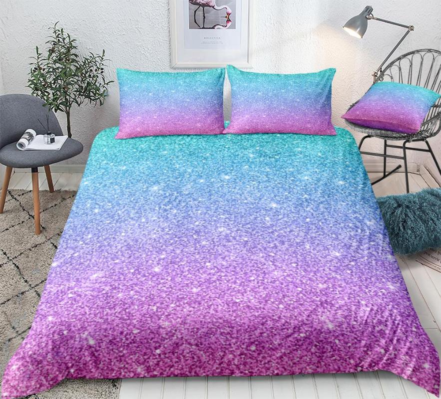 3PCS Colorful Glitter Bedding Set Pastel Colors Shining Quilt Cover Queen Home Art Decor King Blue Pink Duvet Cover Dropship, Multi
3PCS Colorful Glitter Bedding Set Pastel Colors Shining Quilt Cover Queen Home Art Decor King Blue Pink Duvet Cover Dropship, Multi