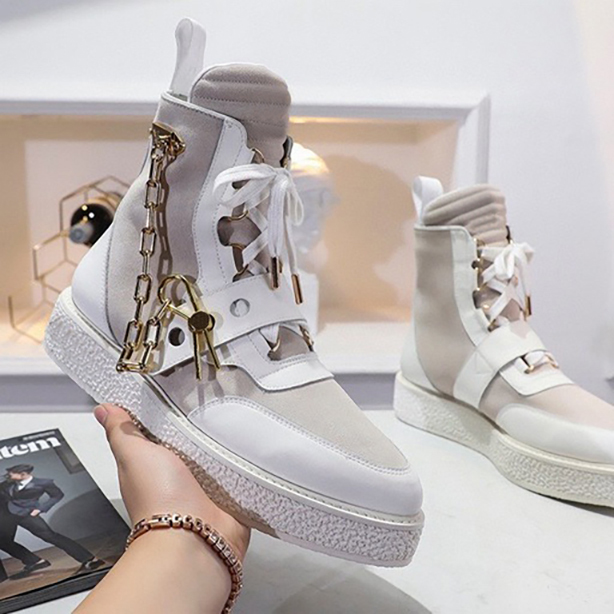 couple Shoes autumn winter Boots men Ladies Fashion Designer Silk Cowhide Leather High Top Flat Ankle Boots top quality with box, Black
couple Shoes autumn winter Boots men Ladies Fashion Designer Silk Cowhide Leather High Top Flat Ankle Boots top quality with box, Black