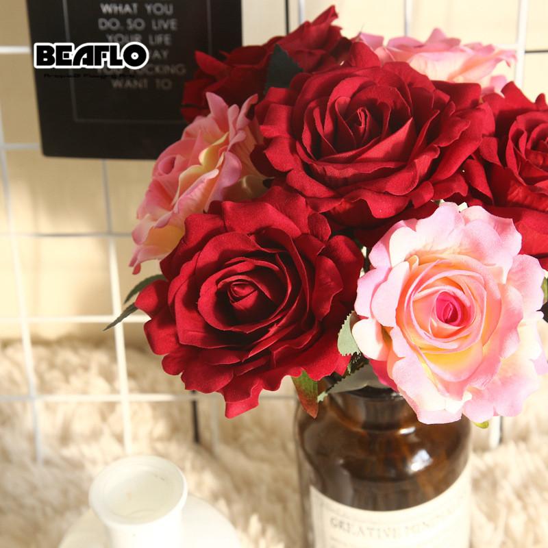 1pc Artificial Flowers Fresh Rose Silk Floral Fake Flower With Vivid Leaf for Home Wedding Decoration Party Garden Decor, Blue
1pc Artificial Flowers Fresh Rose Silk Floral Fake Flower With Vivid Leaf for Home Wedding Decoration Party Garden Decor, Blue