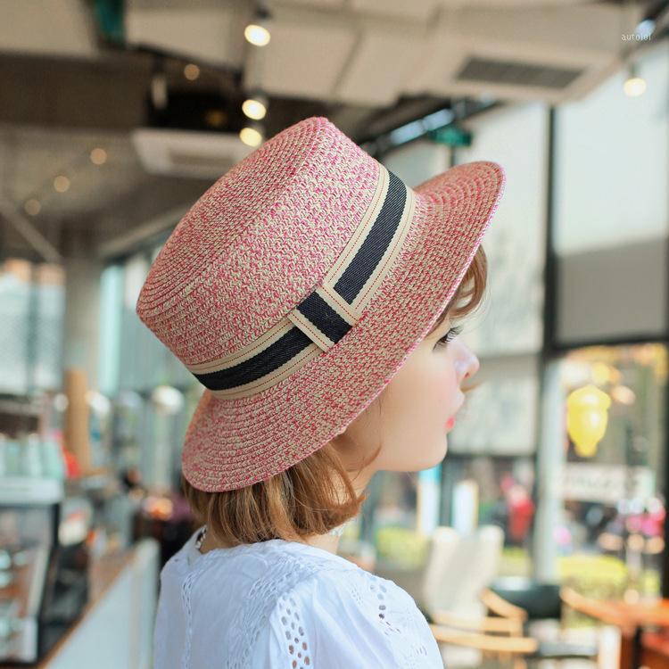 Summer Hat Women Straw Flat Top Hat Women Hats Elegant Fashion Fedora Hats Party Wedding and Fascinators1, Pink
Summer Hat Women Straw Flat Top Hat Women Hats Elegant Fashion Fedora Hats Party Wedding and Fascinators1, Pink