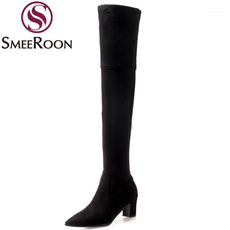 Smeeroon over the knee boots flock office lady grind arenaceous woman fashion boots popular thigh high winter look slimmer1, Black
Smeeroon over the knee boots flock office lady grind arenaceous woman fashion boots popular thigh high winter look slimmer1, Black