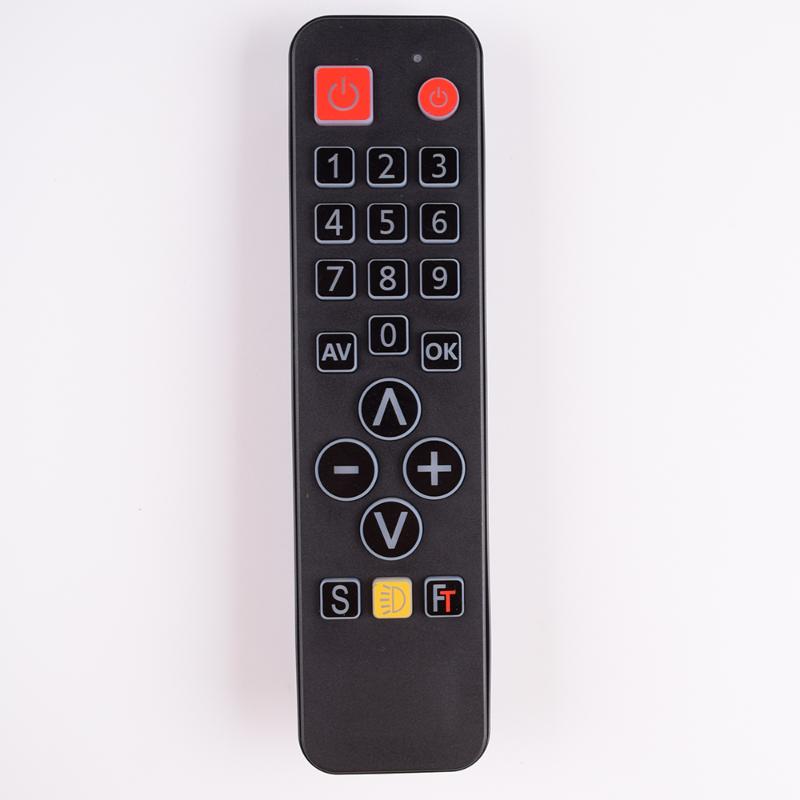 Learn Remote control for TV,STB,DVD,DVB,HIFI, 21Keys big button Universal controller with back light easy use for elder
Learn Remote control for TV,STB,DVD,DVB,HIFI, 21Keys big button Universal controller with back light easy use for elder
