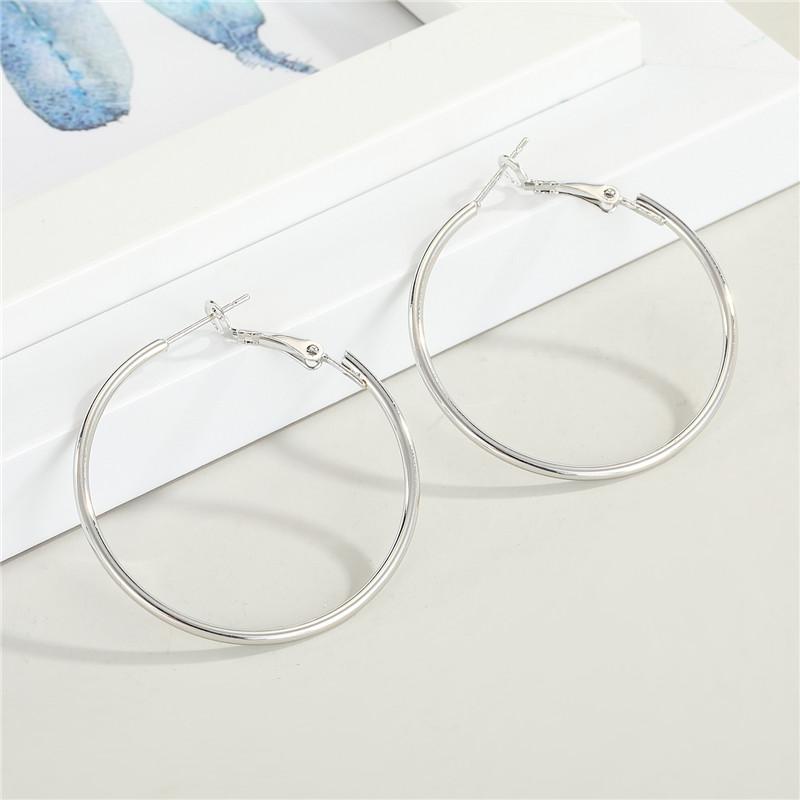 1Pair 40/60mm New Big Hoop Earrings For Women Minimalism Fashion Meatl Color Smooth Round Circle Earrings Female Jewelry E10
1Pair 40/60mm New Big Hoop Earrings For Women Minimalism Fashion Meatl Color Smooth Round Circle Earrings Female Jewelry E10