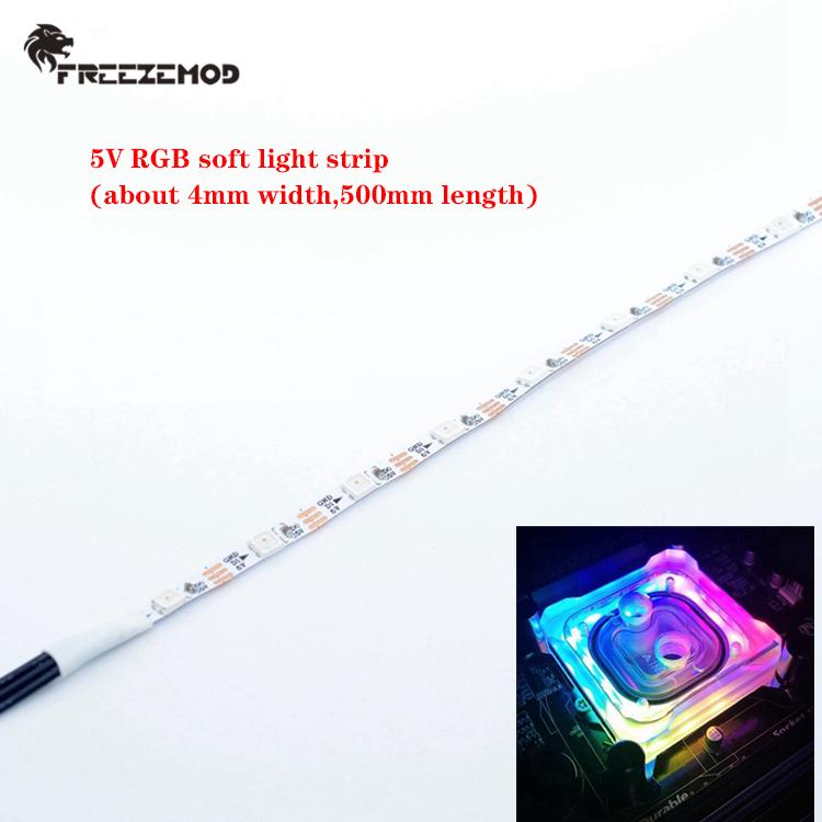 FREEZEMOD Chassis Water cooler Rainbow Light Bar 5V Aurora Full Color Light Belt 4mm. YKDB-CH
FREEZEMOD Chassis Water cooler Rainbow Light Bar 5V Aurora Full Color Light Belt 4mm. YKDB-CH