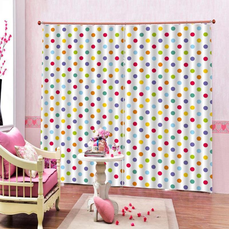 Creative Red Green Yellow Polka Dot Bright Dotted Featuring Colorful Dot Curtain For Living room Bedroom Blackout Drapes Decor1, As pic
Creative Red Green Yellow Polka Dot Bright Dotted Featuring Colorful Dot Curtain For Living room Bedroom Blackout Drapes Decor1, As pic