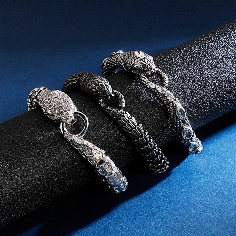 Bracelets Men's Women's Titanium Steel Matte Viper Snake Blessing Bracelet Jewelry Fashion Party Accessories Men's Bracelet
Bracelets Men's Women's Titanium Steel Matte Viper Snake Blessing Bracelet Jewelry Fashion Party Accessories Men's Bracelet