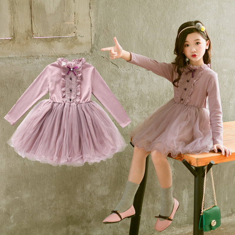2021 Es Spring New Children's Clothing Net Yarn Long-sleeved Sweet Girls Clothes Ball Gown Purple 4-11y A8h9, Lavender
2021 Es Spring New Children's Clothing Net Yarn Long-sleeved Sweet Girls Clothes Ball Gown Purple 4-11y A8h9, Lavender