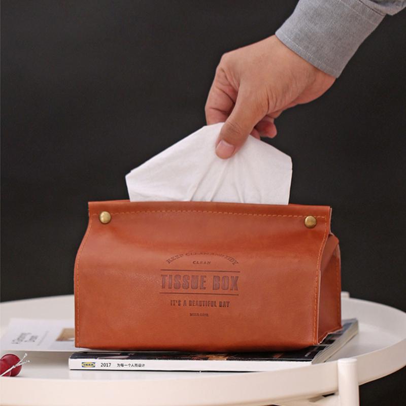 Nordic PU Leather Tissue Box Office Paper Towel Storage Bag Cosmetic Organizer Bag Modern Home Decor Dining Table Tissue Box
Nordic PU Leather Tissue Box Office Paper Towel Storage Bag Cosmetic Organizer Bag Modern Home Decor Dining Table Tissue Box