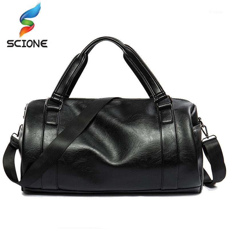 Hot Top Quality Men Classic Soft PU Sports Gym Bags Cylindrical Training Bag Shoulder Outdoor Travel HandBag1, Black color
Hot Top Quality Men Classic Soft PU Sports Gym Bags Cylindrical Training Bag Shoulder Outdoor Travel HandBag1, Black color