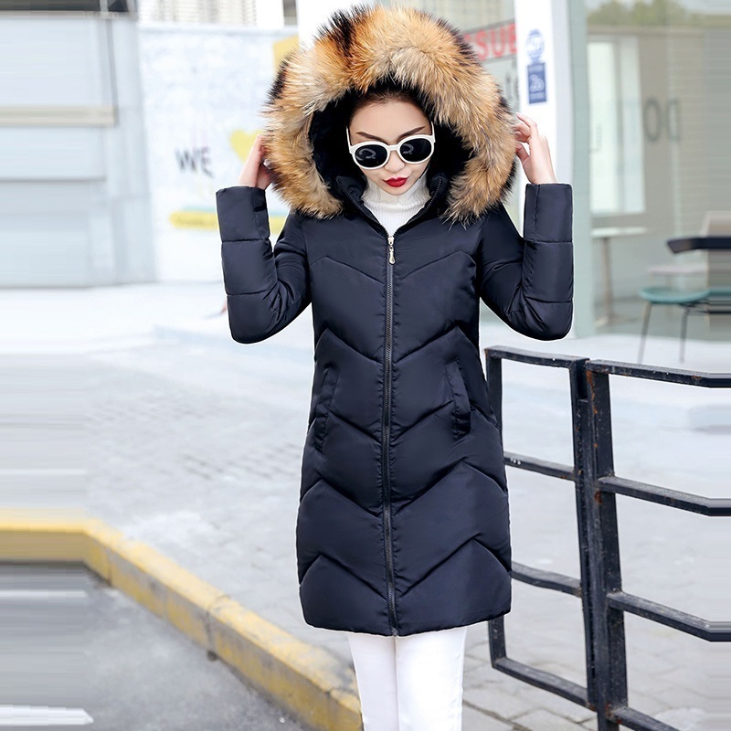 6XL 7XL Large Size Women Winter Coat Big Fur Down Parkas Winter Hooded Coat Female Slim Winter jacket for Women Warm Long Parkas T200212