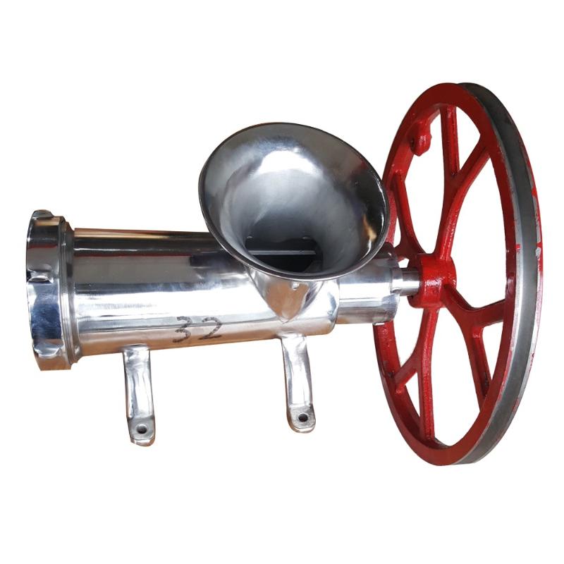 #32 304 Stainless Steel Mincer Manual Electric Mixer Meat Grinder Sausage Filler Tubes Heavy Duty Household Mincer